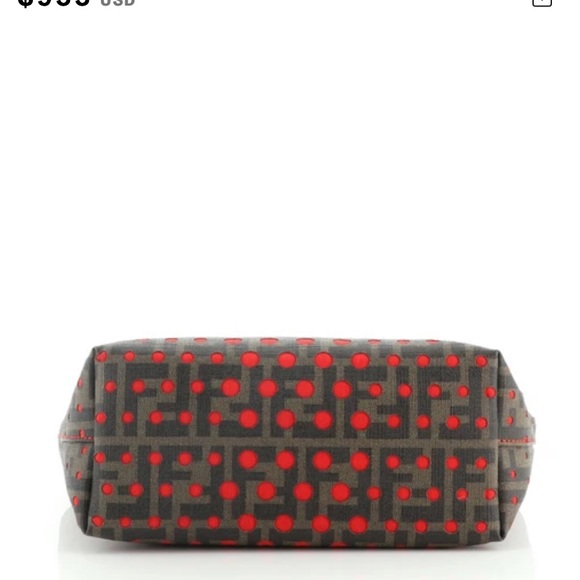 FENDI Perforated Zucca Spalmati Roll Large ToteBag - Picture 5 of 15